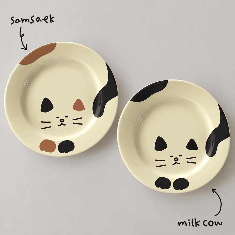 빵굽냥 플레이트 세트
