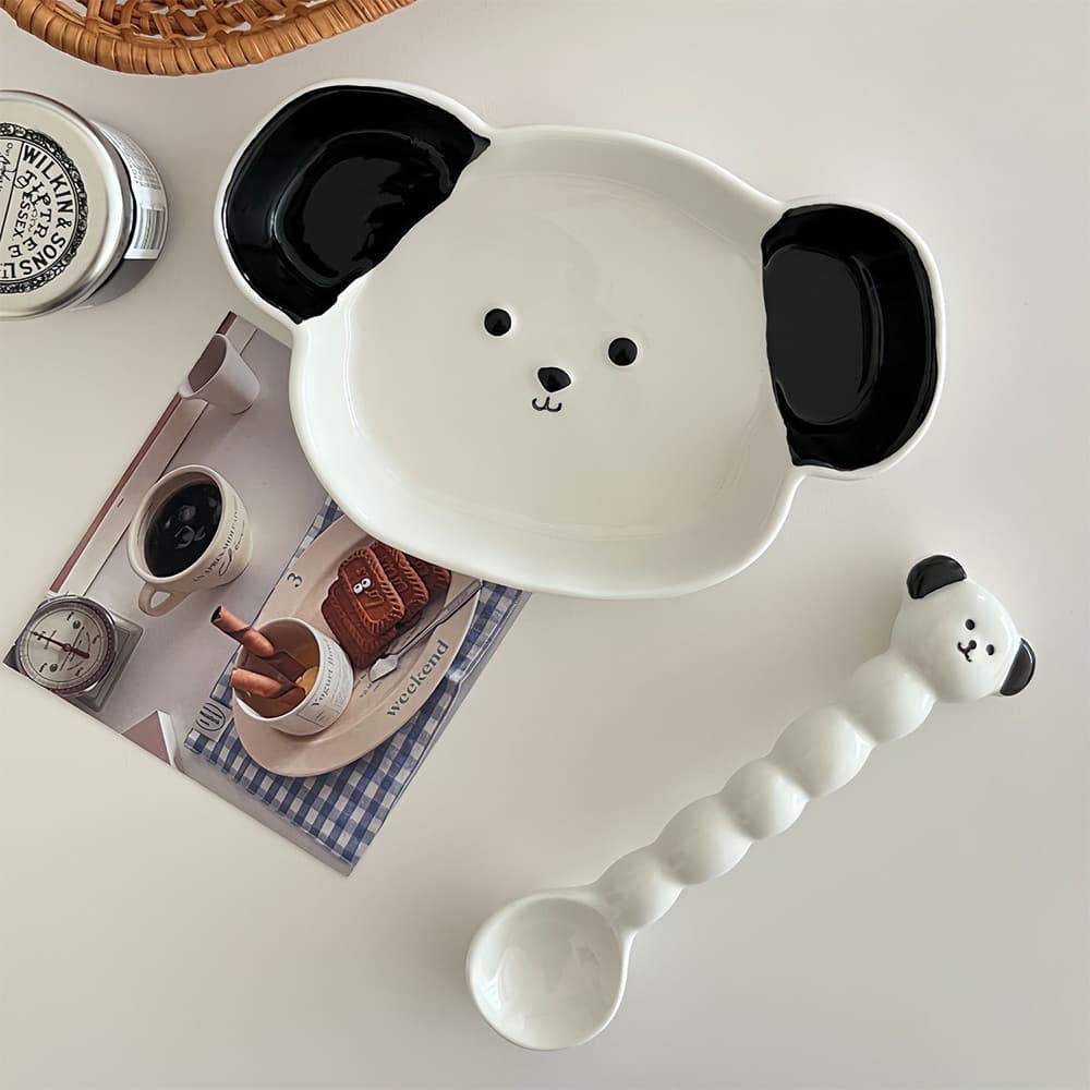 바우와우 플레이트&수저 세트